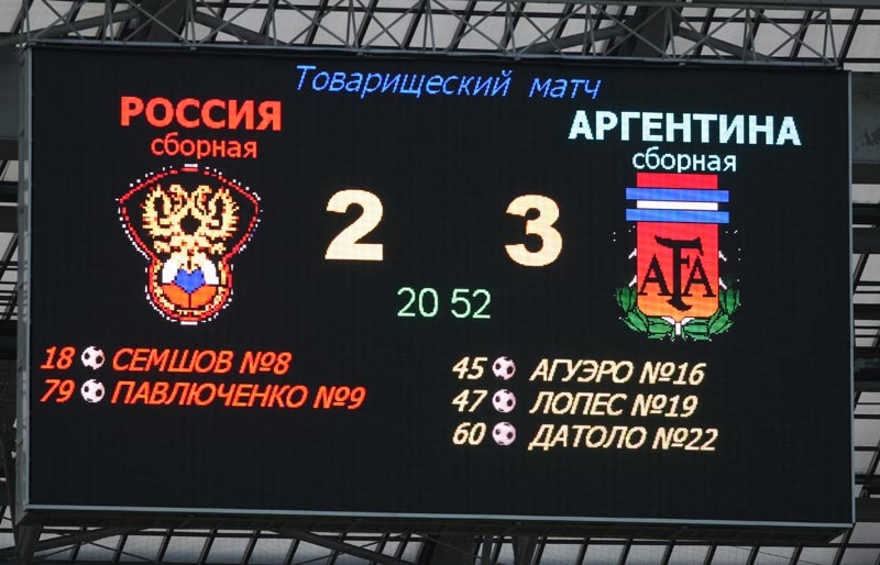 Россия - Аргентина 2009